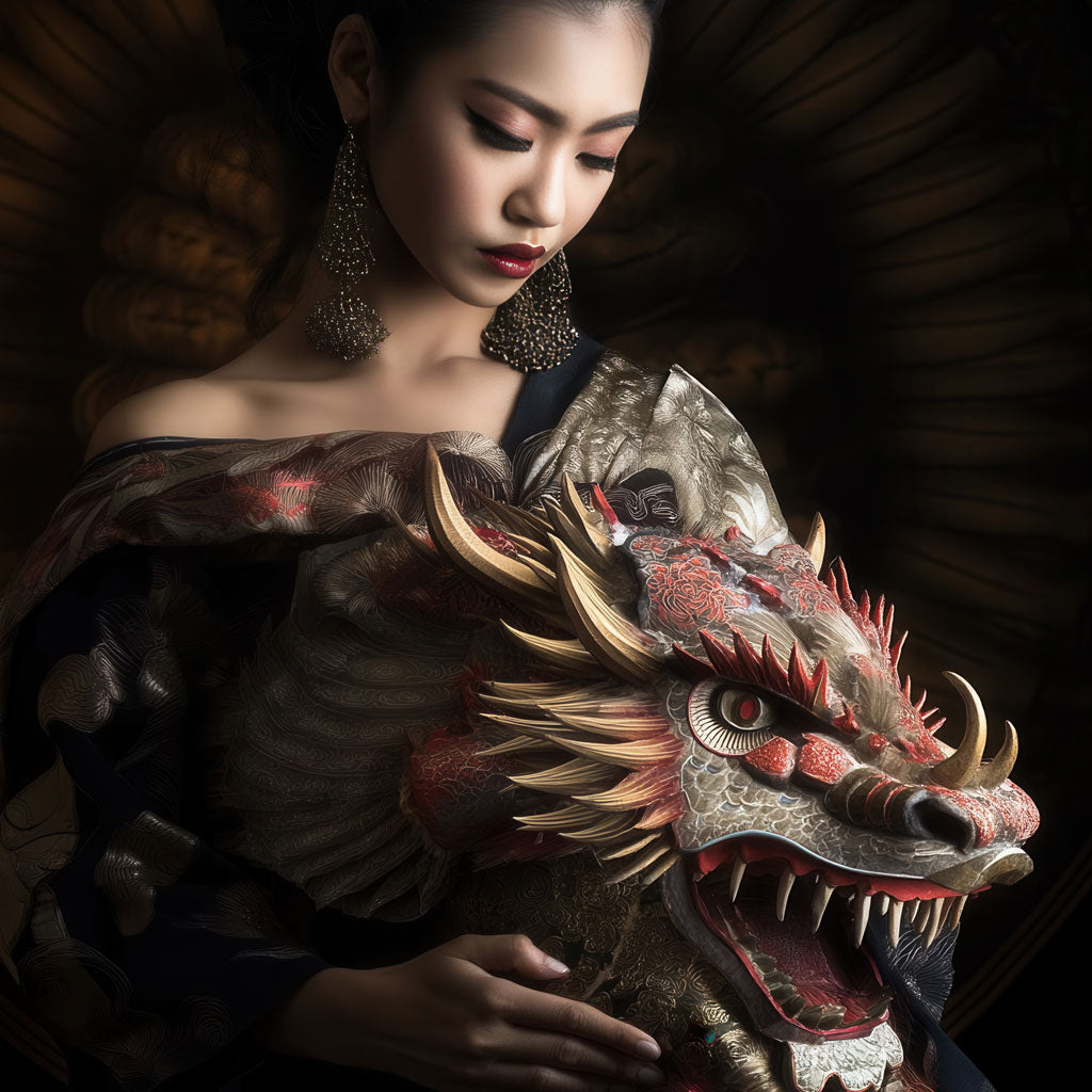 Woman in art 04 - Dragon Girl