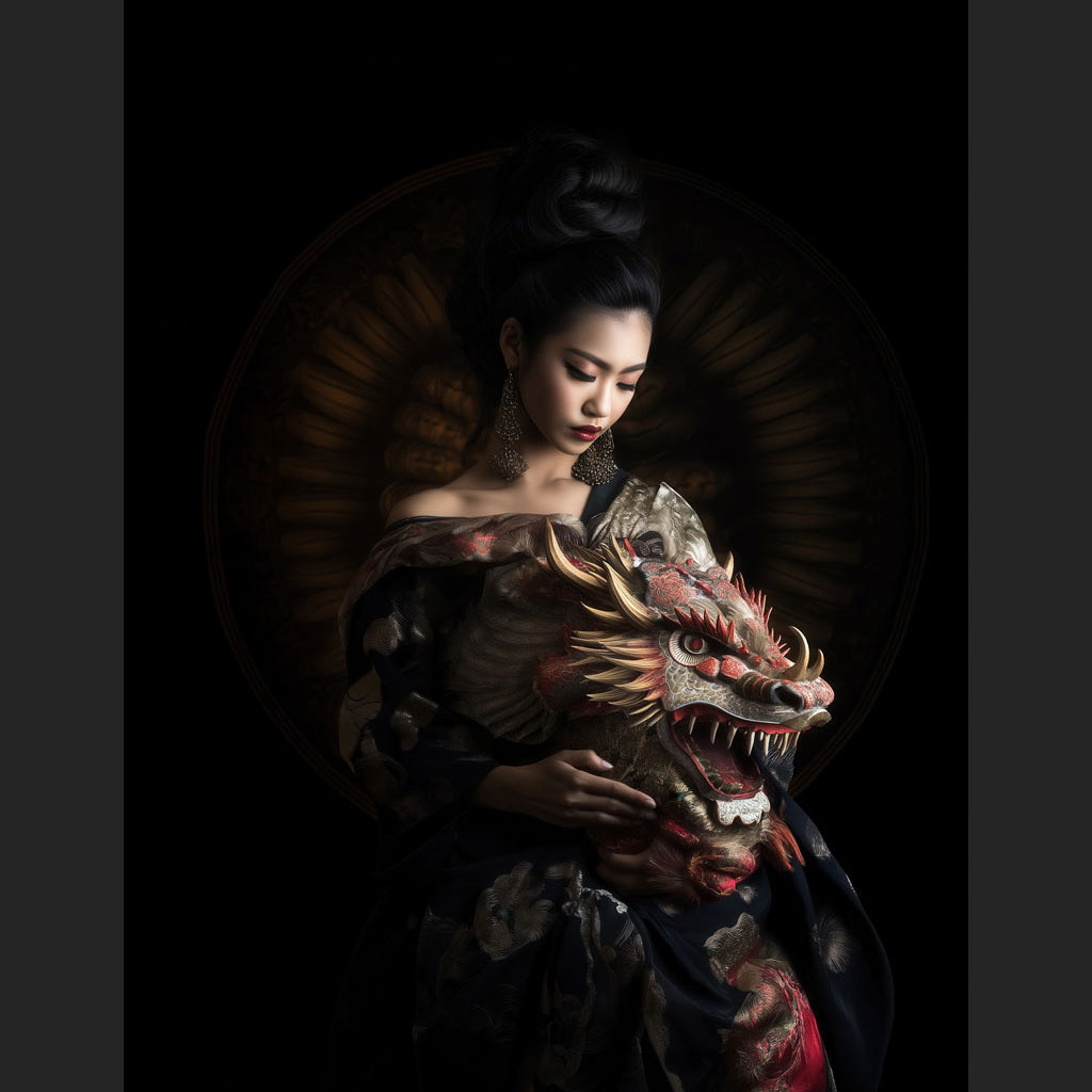 Woman in art 04 - Dragon Girl